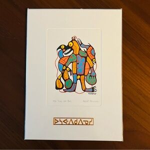 Norval Morriseau - Man Turns into Bear print - NEW in original packaging.